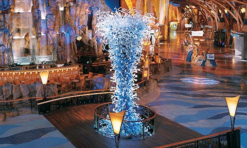 River Blue Sculpture by Dale Chihuly