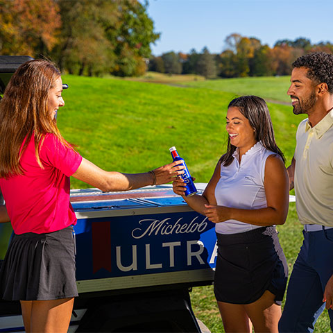 Triple Tee Beverage Cart